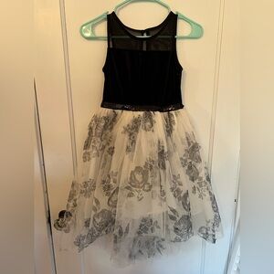 Girls Fancy dress, high low hem, size  10